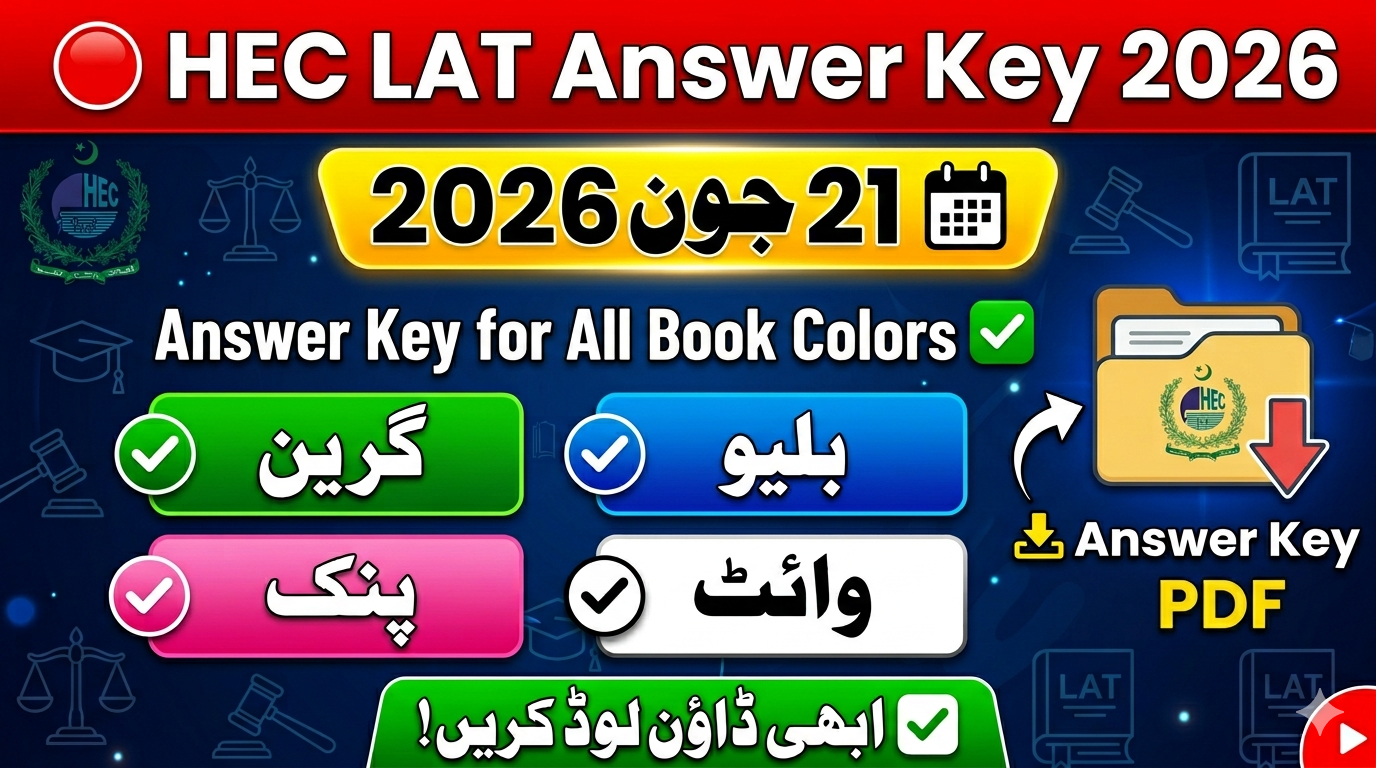 HEC LAT Answer Key 21 June 2026 Download PDF